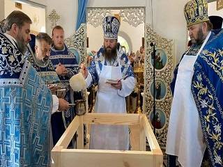 На Кировоградщине освящен новый храм УПЦ в честь иконы «Всецарица»